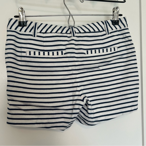 Blue and white striped shorts - Picture 2 of 4